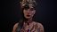 3D Indian Queen High-poly 3D model model
