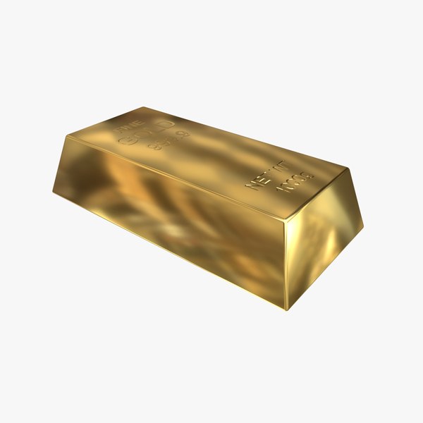 gold bar 3D