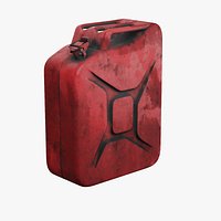Jerry Can Red Dirty