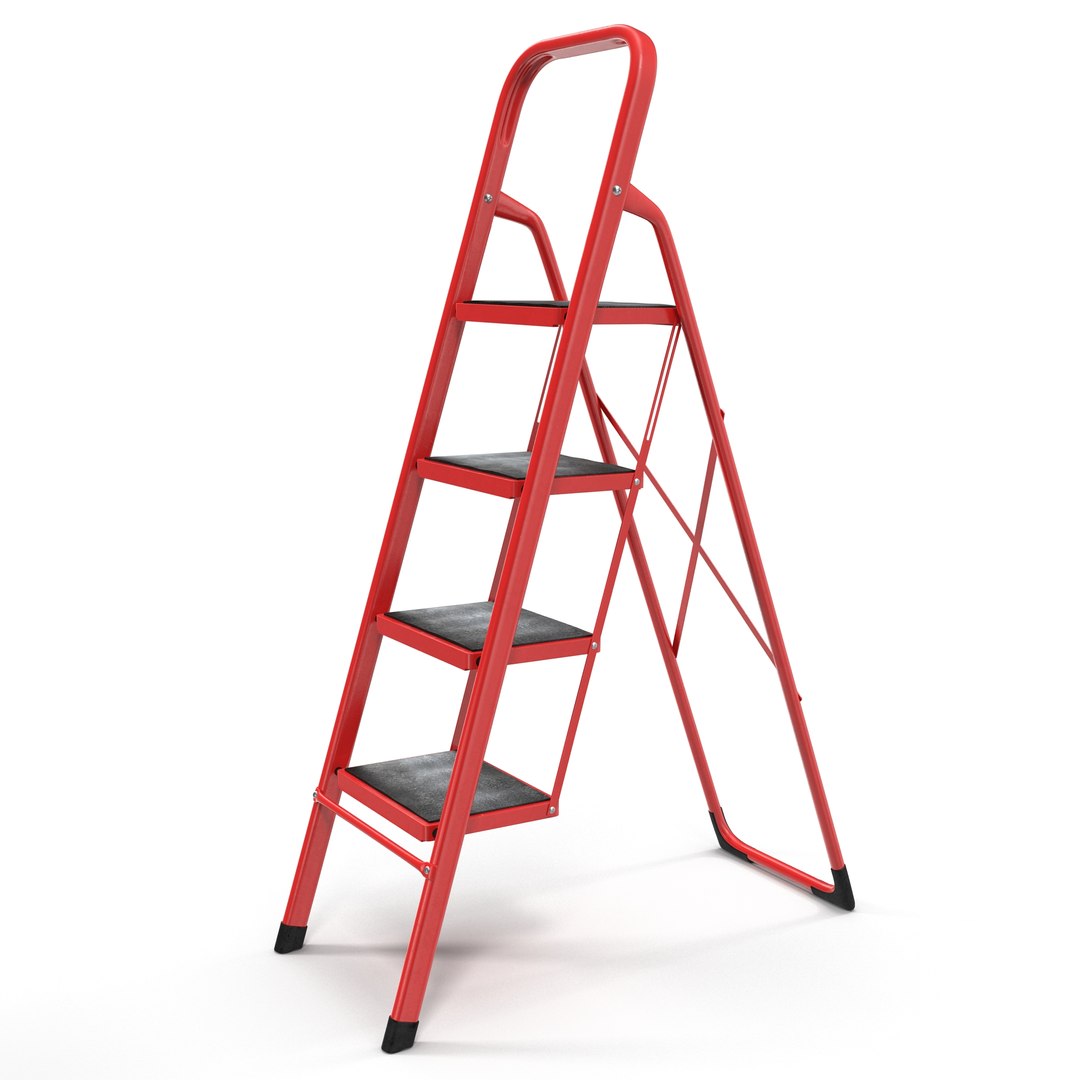 Step Ladder 3D Model 3D model preview