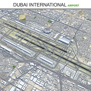 Dubai International Airport 3D model