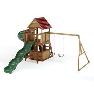 Kids Garden Playhouse with extras model