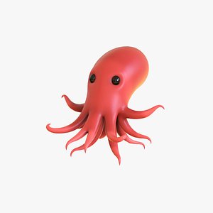 Cartoon Octopus v002
