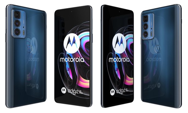 3D model Motorola Edge 20 Pro Midnight Blue