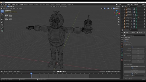 modelo 3d Fnaf 1 Animatrónica - TurboSquid 2101783