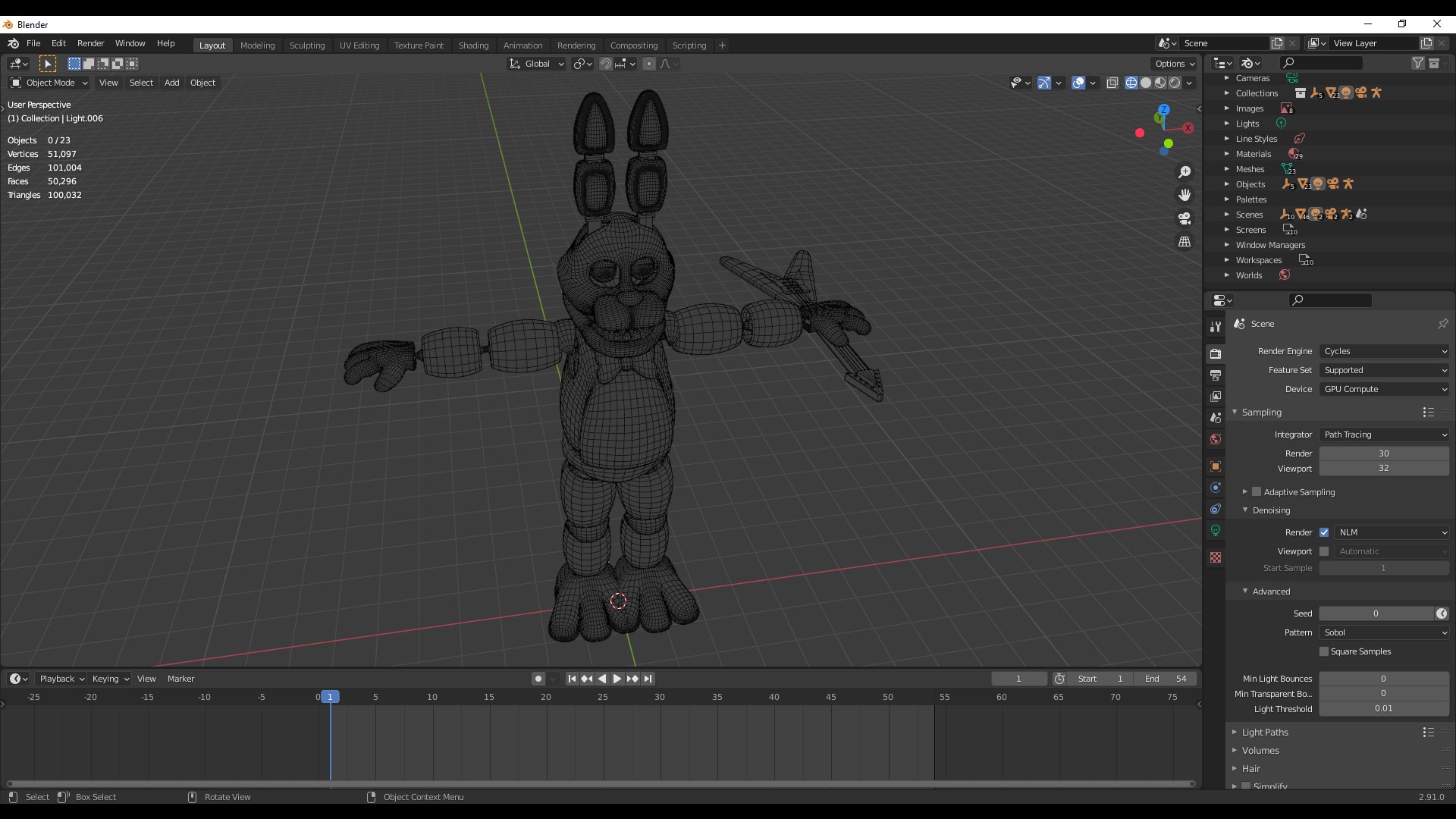 Fnaf 1 Animatronics 3D - TurboSquid 2101783
