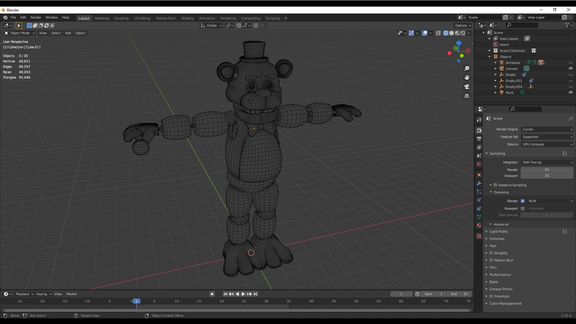 Fnaf 1 Animatronics 3D - TurboSquid 2101783