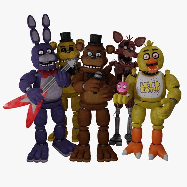 Free Collection 3d Fnaf Models Turbosquid 9809