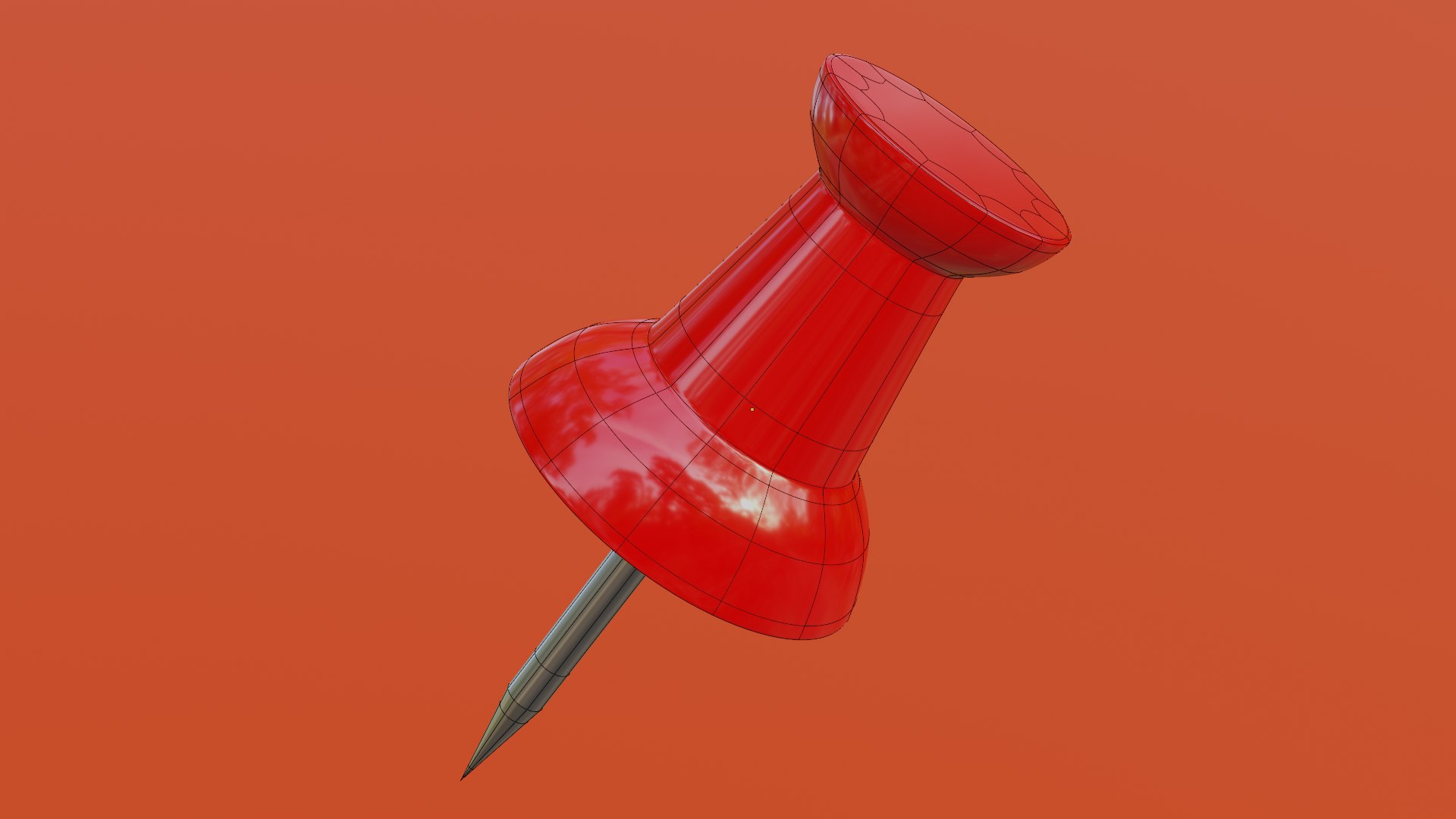 3D Push Pin Model - TurboSquid 2232537