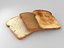 Bread Slices 3d Model