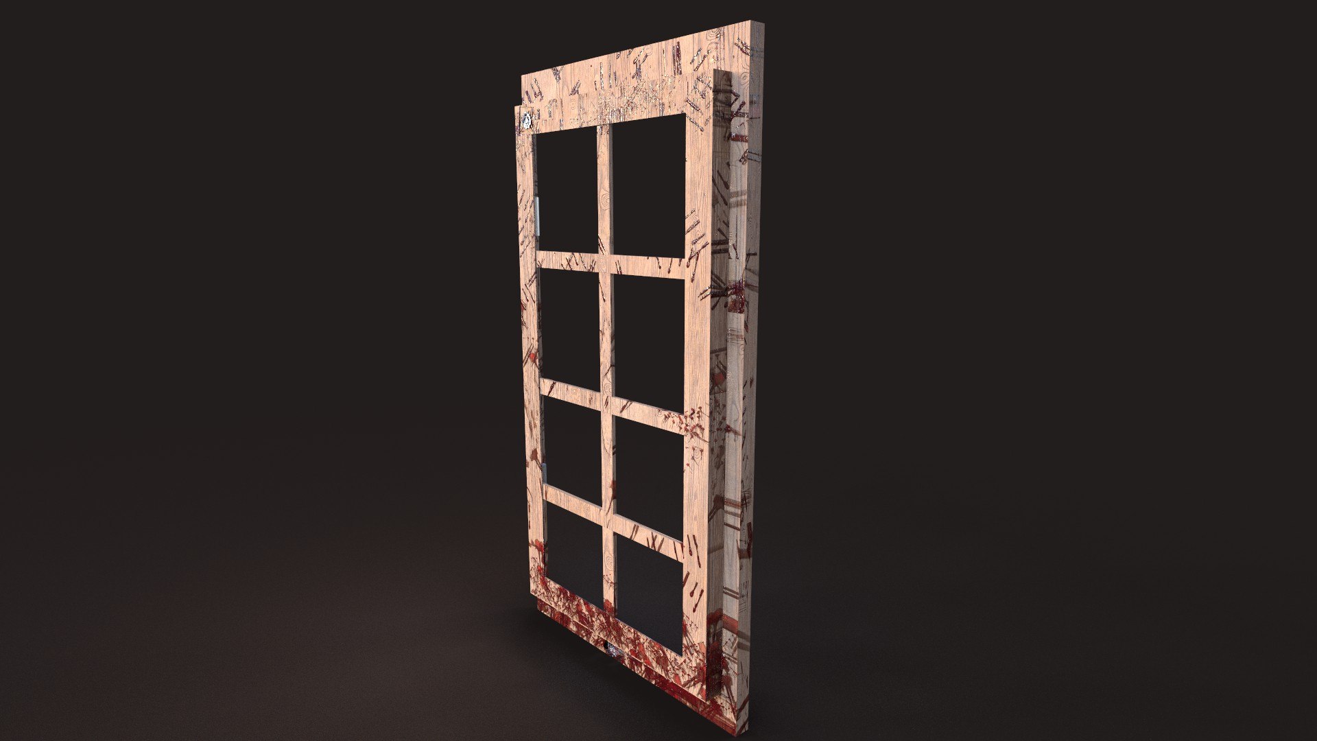 3D Model Gothic Wall Collection Low-Poly PBR Assets With High-Res ...