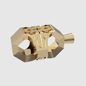 3D Artistic Chain Link with Pattern JDBCo