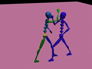 punch fight 3d model