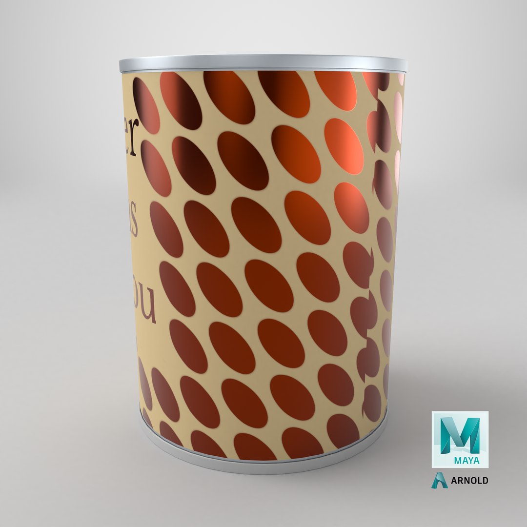 Aluminium Food Can PBR 3D https://p.turbosquid.com/ts-thumb/sI/mtuXPC/cI/stemcell_maya_arnold_render/png/1741624385/1920x1080/fit_q87/19ce31cf72eded39f1e9548c6260cb808fb7623a/stemcell_maya_arnold_render.jpg