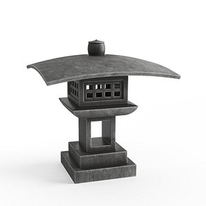 3D model Japanese Lantern Toro 14