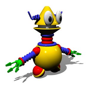 3d model robot android