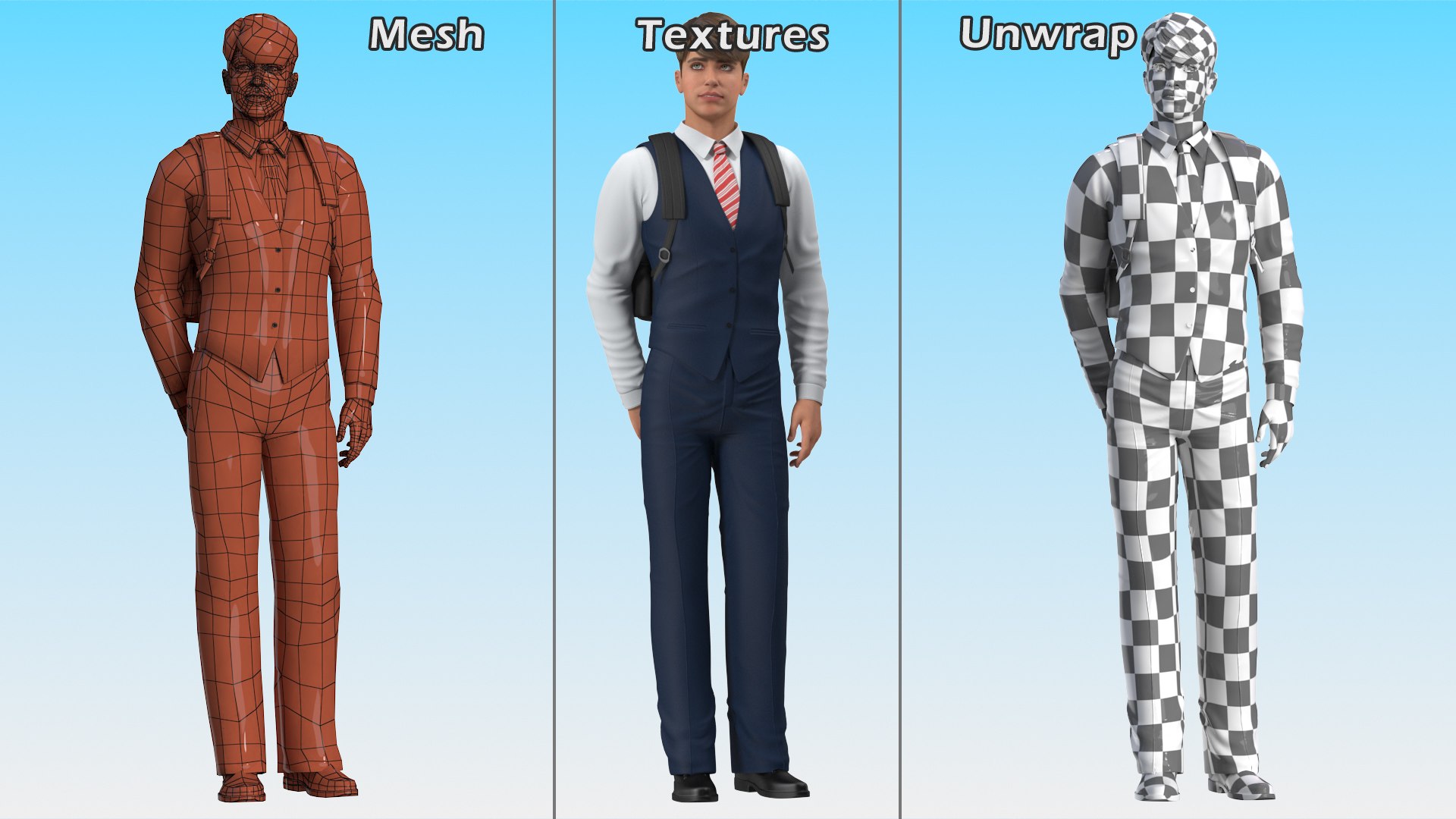 Teenage Boy School Clothes Standing Pose 3D https://p.turbosquid.com/ts-thumb/sJ/10kZHu/Yt/teenageboyschoolclothesstandingpose3dsmodel016/jpg/1626780859/1920x1080/fit_q87/c304478c9e799d929c77a54c584b07f8688ef7fb/teenageboyschoolclothesstandingpose3dsmodel016.jpg