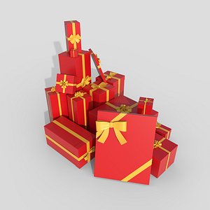 3D Gift Pack Stack