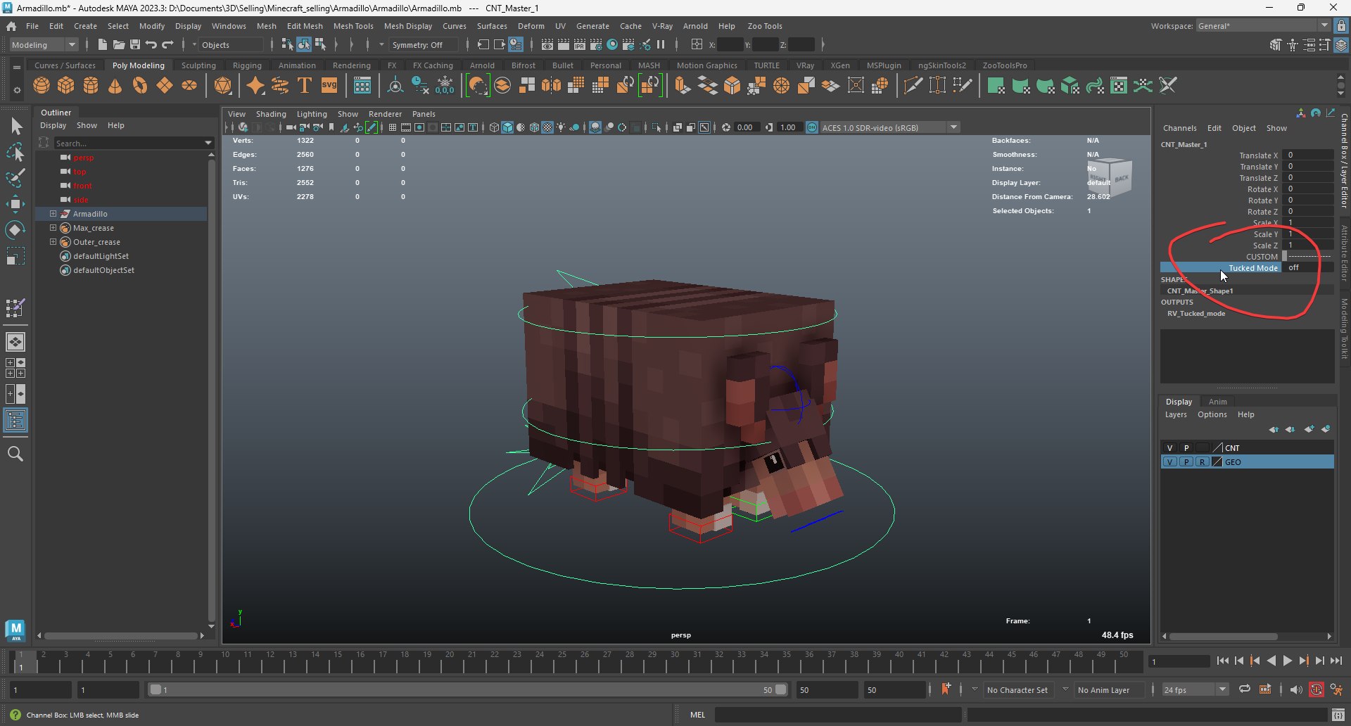 Minecraft Armadillo model https://p.turbosquid.com/ts-thumb/sJ/4urZfd/bb/maya_4kztvomlb8/png/1760556569/1920x1080/fit_q87/35fe40f1a71f78c9fafe86f8d91877a23ec24474/maya_4kztvomlb8.jpg