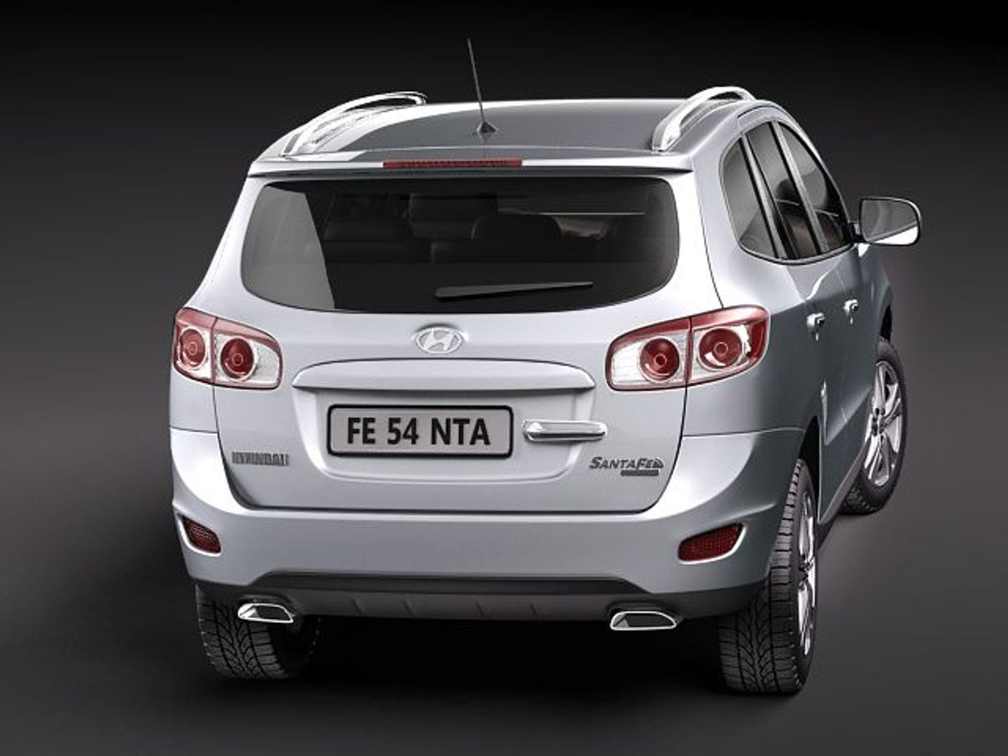 3d Hyundai Santa Fe Santafe Model