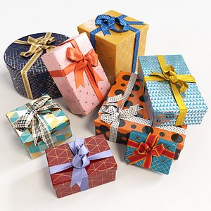 Gift boxes with bows part 2