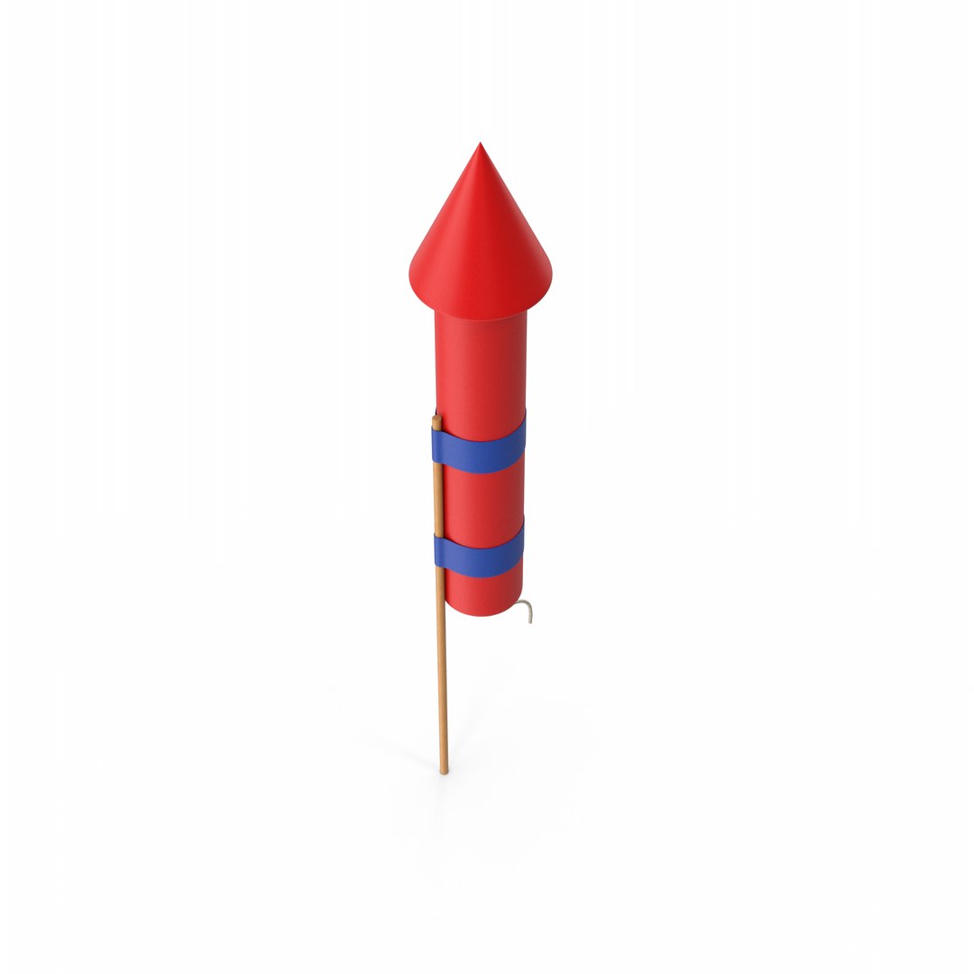3D Firework Rocket model https://p.turbosquid.com/ts-thumb/sJ/GXW3Iw/dE/fireworkrocket.e08.2k/png/1662483110/1920x1080/fit_q87/30fe94341e9bdab20cc17072416ce719597c89fa/fireworkrocket.e08.2k.jpg
