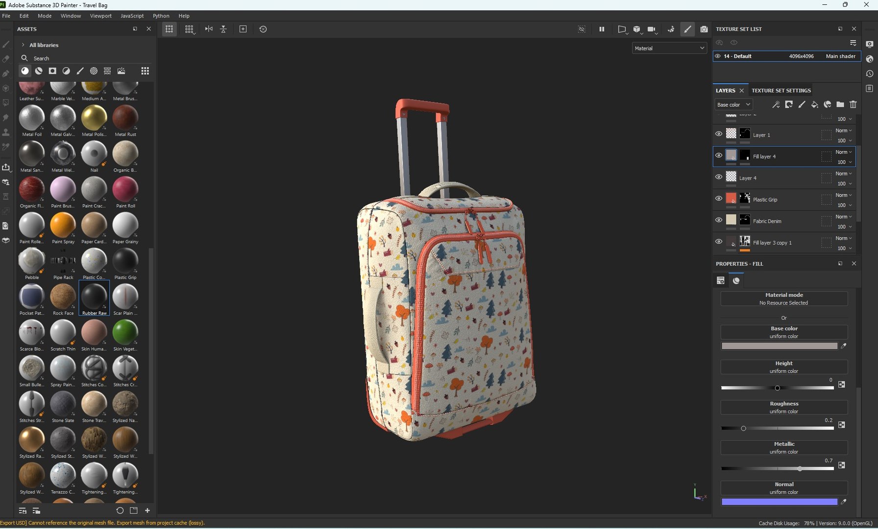 Travel Bag model https://p.turbosquid.com/ts-thumb/sJ/HEi9AU/Rx/painter/jpg/1694416335/1920x1080/fit_q87/c2ff27ef8a1c80aec21c313a27cb3c4cefef663f/painter.jpg