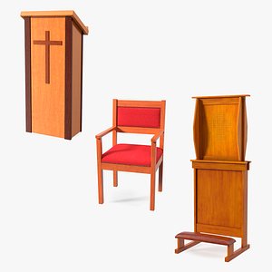 3D model Church Furnishings Collection