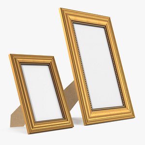 golden rectangle photo frames 3D