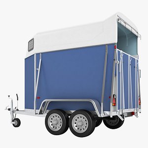 3D niewiadow horse trailer model