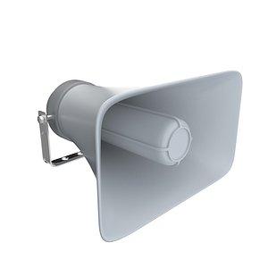 White Loudspeaker 01