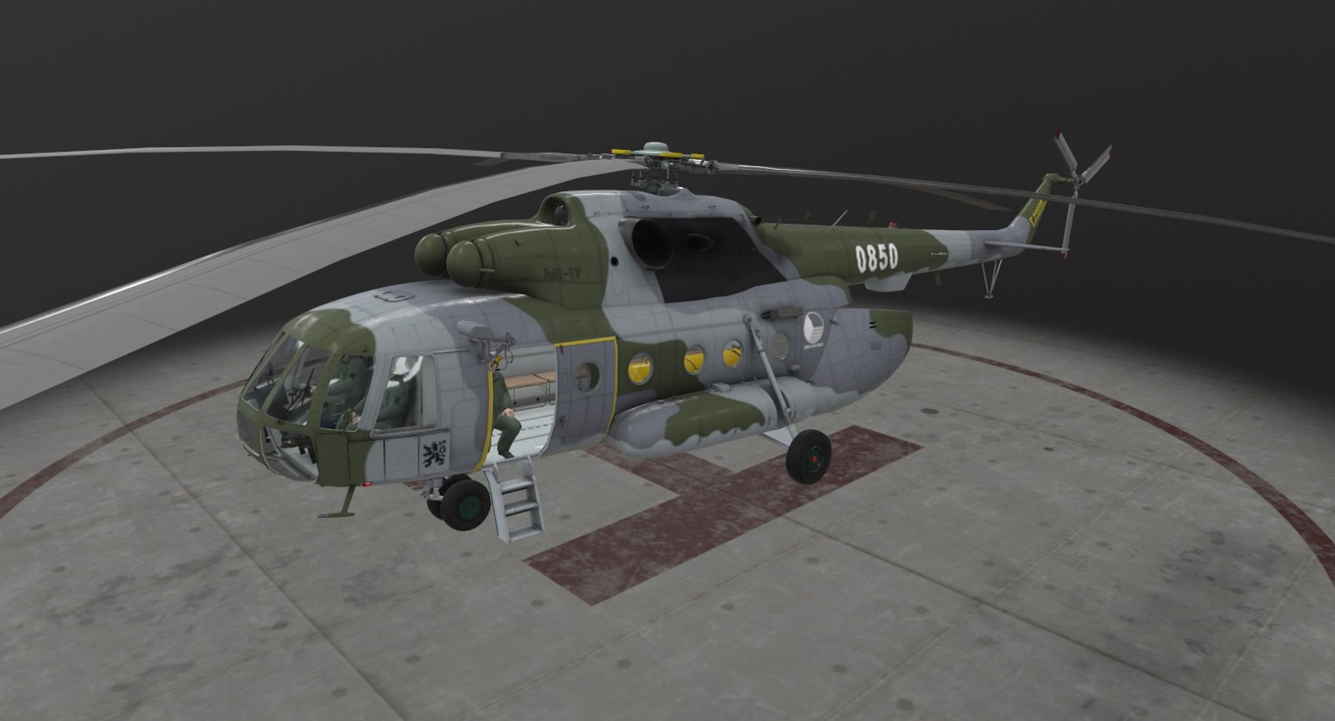 3D mi-17 czech air force https://p.turbosquid.com/ts-thumb/sJ/OpyqCs/bG14hm9e/preview_00000/jpg/1570831940/1920x1080/fit_q87/a6aff511dec36b99e1de53d6198adbe4f6008de9/preview_00000.jpg