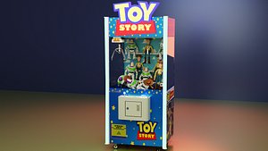 3D Toy Story Claw Machine model