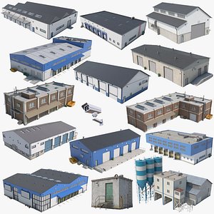 14 Industrial Buildings Collection