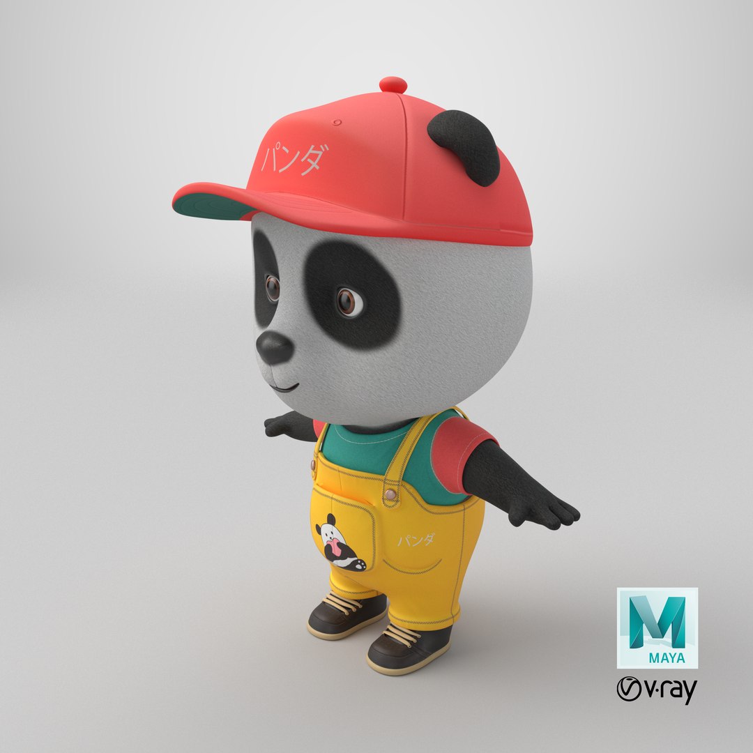 3D Little Panda model https://p.turbosquid.com/ts-thumb/sJ/dYr2pR/wg/stemcell_maya_vray_render/png/1720099855/1920x1080/fit_q87/e23d1d4e99a328cc5aed7e06991326da536c2fdc/stemcell_maya_vray_render.jpg