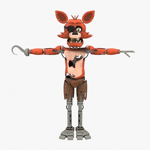 3D Foxy - FNAF 1 model