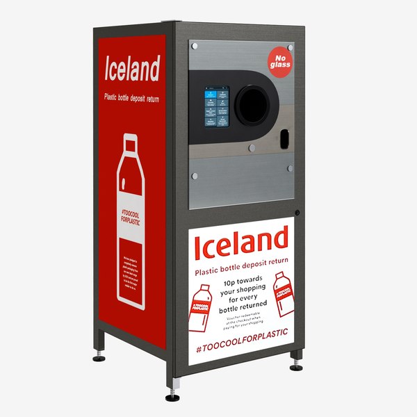 modelo 3d Reverse vending machine for supermarket - TurboSquid 2078754