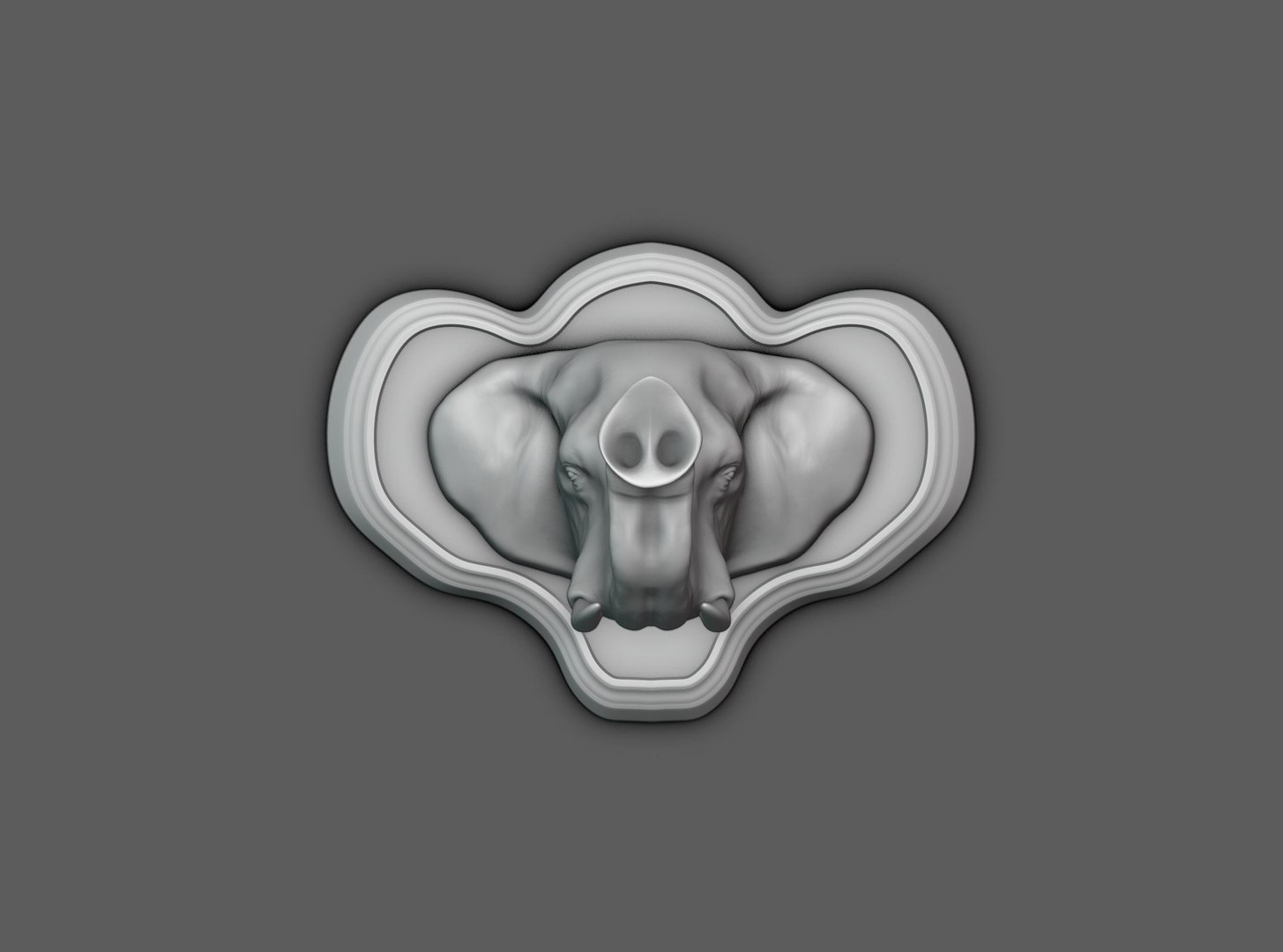 Elephant Head Wall Plaque 3D model https://p.turbosquid.com/ts-thumb/sJ/kIYd9i/8X/2/jpg/1714785629/1920x1080/fit_q87/4b1a316cbde71cd0cf3e0c2f05d9653fae051360/2.jpg