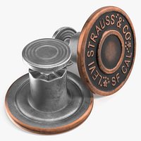 Copper Levis Jeans Hardware