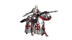 3D Templar Cavalry 4