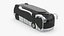 3D Futuristic Electric Bus Concept White