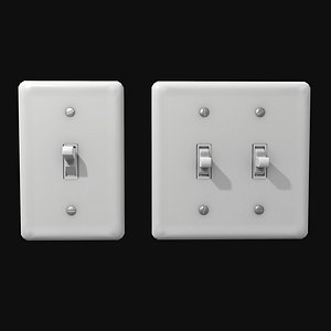 3D single - dual light switch