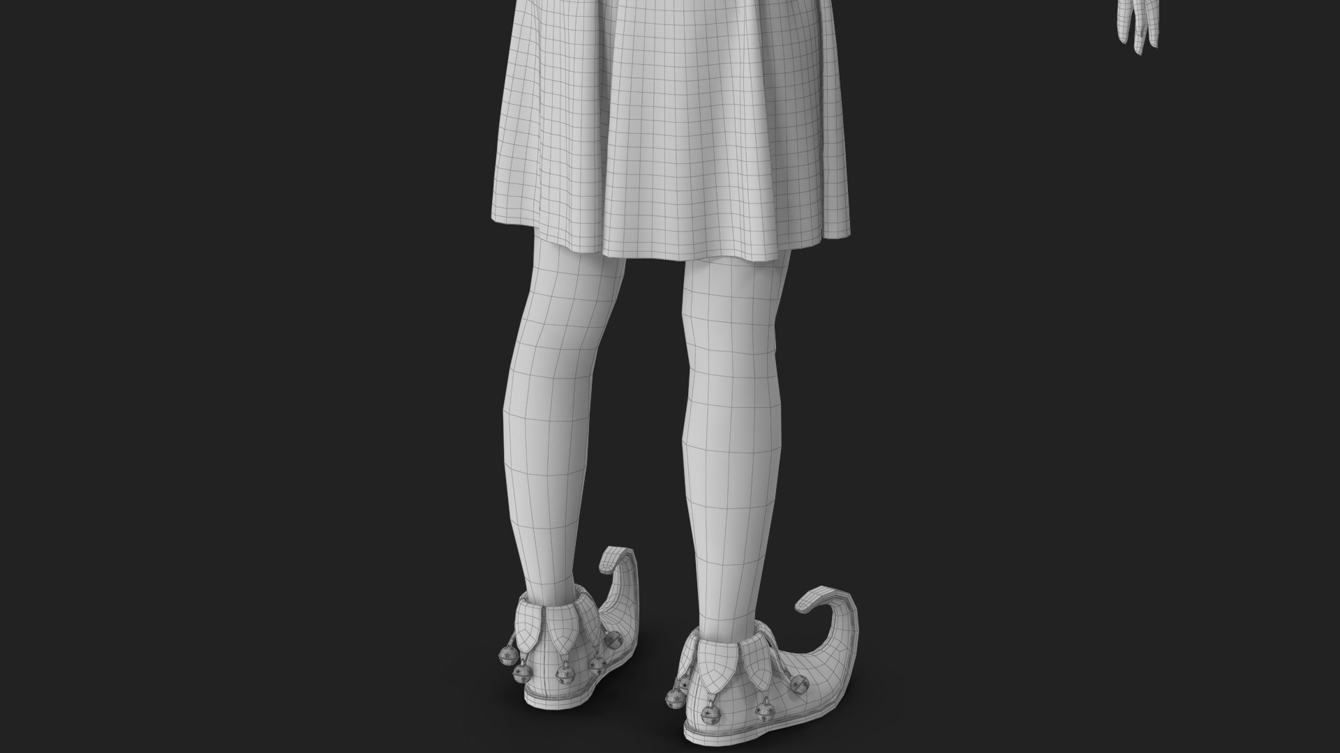 Christmas Elf Female 2 3D model https://p.turbosquid.com/ts-thumb/sJ/rtBlgb/1V/wireframe_13/jpg/1755152787/1920x1080/fit_q87/2071a72f7ed359f23b637fb3d49c2f0f6c597ea2/wireframe_13.jpg
