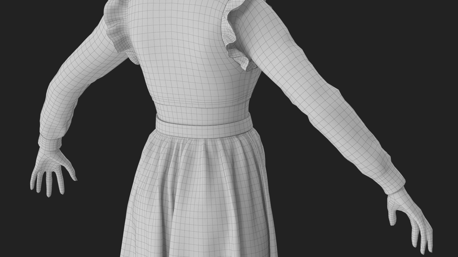 Christmas Elf Female 2 3D model https://p.turbosquid.com/ts-thumb/sJ/rtBlgb/NA/wireframe_19/jpg/1755152865/1920x1080/fit_q87/ebc9a00a149653a936160f002497bff210d9c157/wireframe_19.jpg