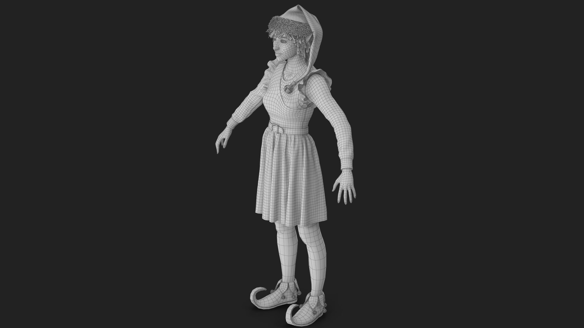 Christmas Elf Female 2 3D model https://p.turbosquid.com/ts-thumb/sJ/rtBlgb/w2/wireframe_03/jpg/1755152740/1920x1080/fit_q87/633ee02f9c6881fda5b261988eef4520af58ae57/wireframe_03.jpg