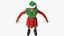 Christmas Elf Female 2 3D model