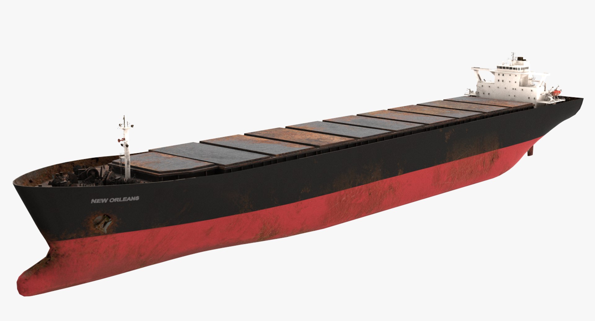 New orleans bulk carrier 3D model - TurboSquid 1422681