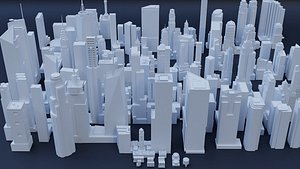 100 Buildings City Kit
