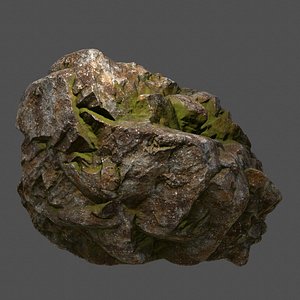 rock 3d obj