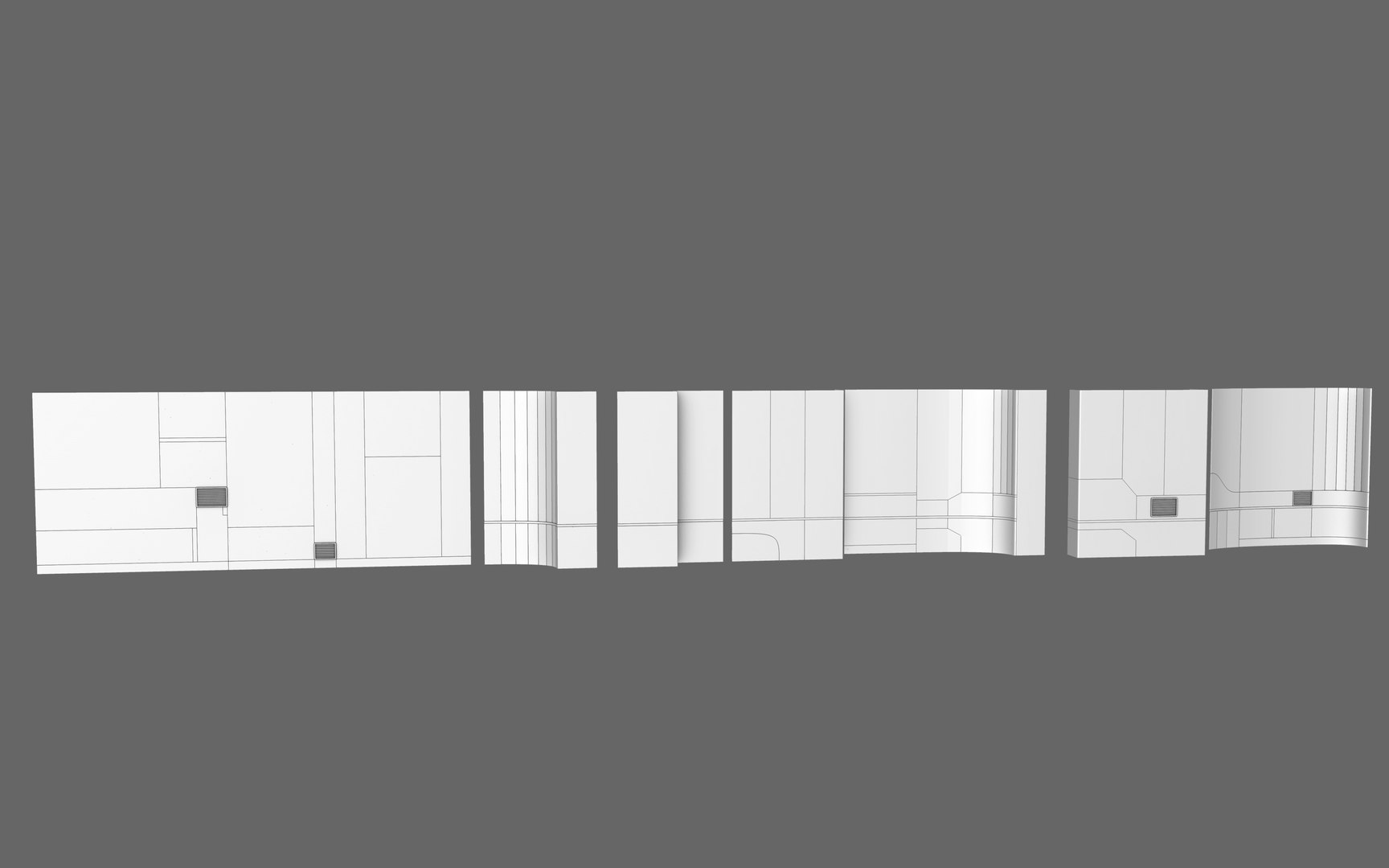 maya sci-fi panel